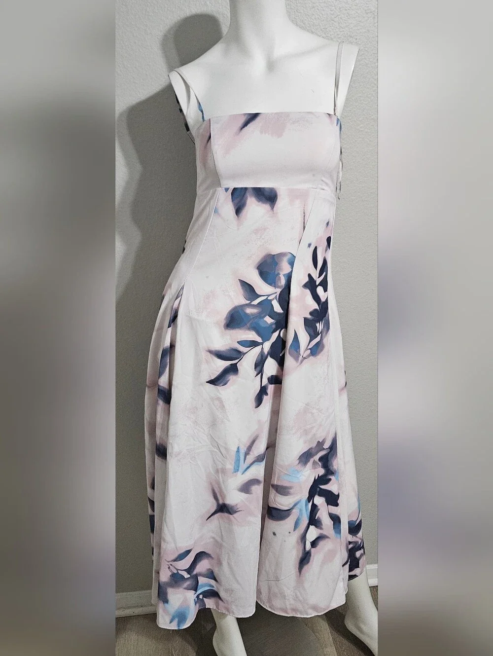 Abercrombie & fitch Godet Clasp-Back Midi Dress Size XSP
